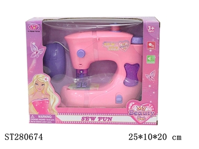 SEWING MACHINE W/VOICE & FLASH LIGHTS & SEW - ST280674