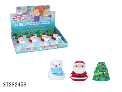 圣诞树、圣诞老人、雪人万花筒 - ST282458