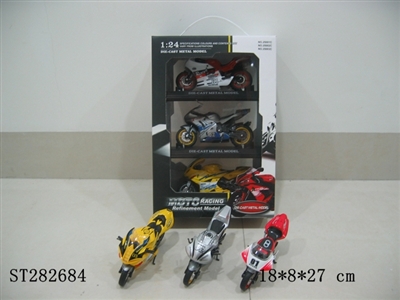 1:24METAL SLIDING MOTORCYCLE - ST282684