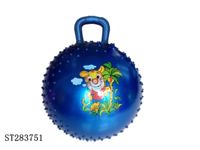 45CM 400G 带珠光贴图按摩手拎球 - ST283751