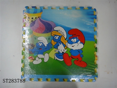 4片EVA蓝精灵地垫（60x60） - ST283788