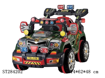 RIDE ON CAR WITH DOUBLE DRIVES AND DOUBLE SPEED - ST284202