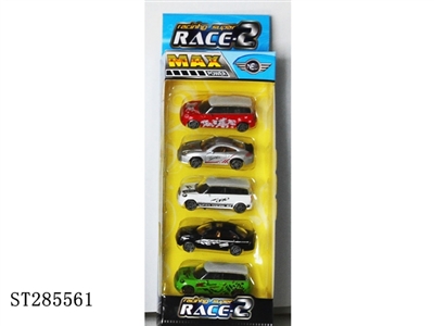 SLIDING DIE CAST CAR (5PCS/BOX, MIXED 4 KINDS) - ST285561