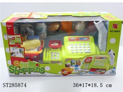 CASH REGISTER SCANNER SET WITH LIGHT & MUSIC (BATTERY NOT INCLUDED) - ST285874