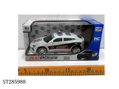 警车兰博基尼二通遥控车 黑白 - ST285988