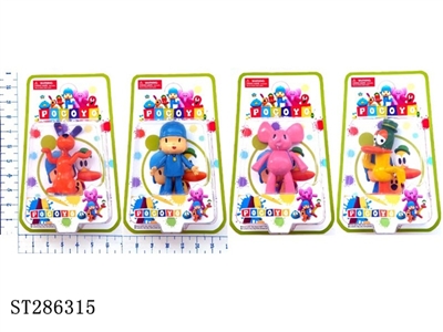 5 INCH POCOYO WITH LIGHT (MIXED 4 KINDS) - ST286315