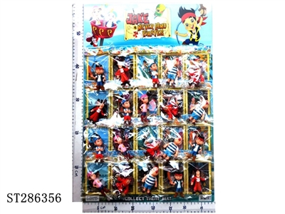 3 INCH JACK AND PIRATES (6 KINDS, 20PCS/CARD) - ST286356
