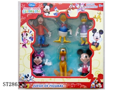 5 INCH MICKEY MOUSE WITH LIGHT (6PCS/SET) - ST286378