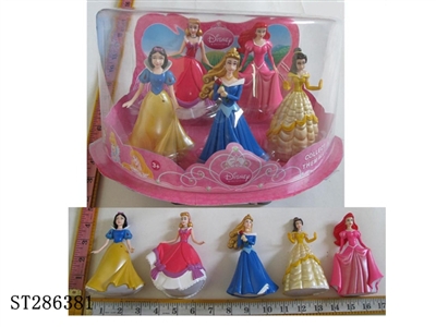 5-6 INCH PRINCESS (5PCS/SET) - ST286381