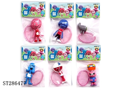 2-3.5 INCH JELLY JAM WITH BASE (MIXED 6 KINDS) - ST286477