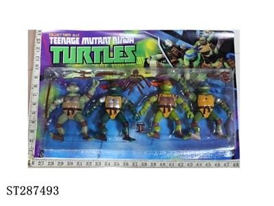 NINJA TURTLE WITH LIGHT (4PCS/SET) - ST287493