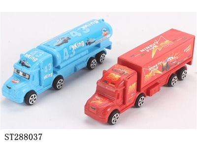 14.5CM PULL BACK CONTAINER TRUCK - ST288037