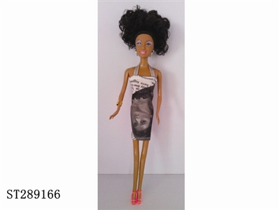 11 INCH BLACK DOLL (SOLID BODY) - ST289166