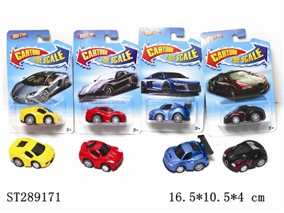 SLIDING MINI DIE CAST CARTOON CAR - ST289171