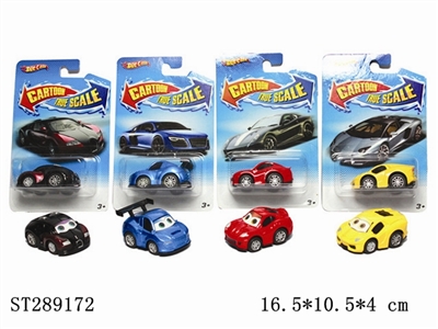 SLIDING MINI DIE CAST CARTOON CAR - ST289172