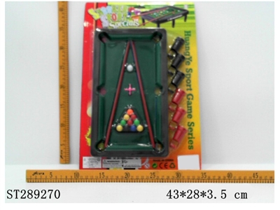 BILLIARDS SET WITH FLOCKING - ST289270