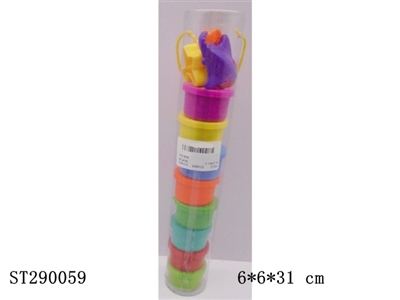 COLOR DOUGH SET (8 COLORS+4 MOLDS) - ST290059