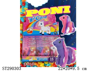 PVC HORSE (CANDY TOY) - ST290303