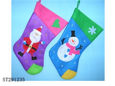 CHRISTMAS STOCKING (SANTA CLAUS/SNOWMAN/PENGUIN/DEER) - ST291235