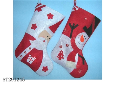 STOCKING (OLD MAN/SNOWMAN) - ST291245