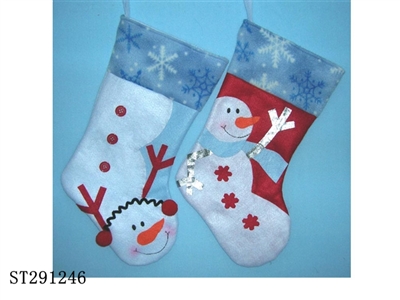SNOWMAN STOCKING - ST291246
