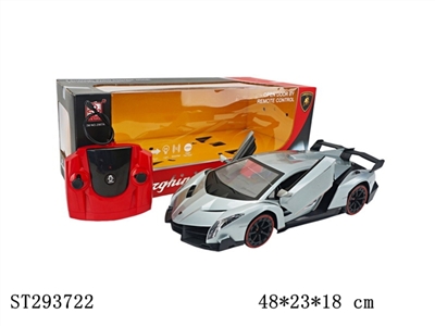 1：14一键开门兰博基尼-毒药遥控车 多色混装 - ST293722
