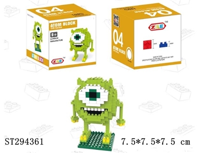 mike wazowski building blocks - ST294361