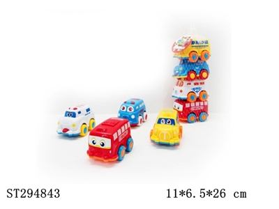 惯性卡通车（救护车/警车/校车/巴士） - ST294843