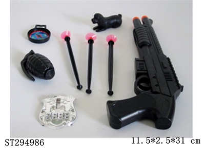 SOFT BULLET GUN POLICE SET - ST294986