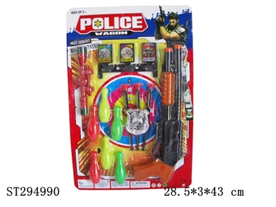 SOFT BULLET GUN POLICE SET - ST294990
