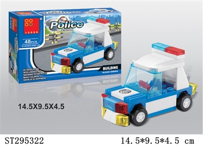 POLICE SERIES BUILDING BLOCK /48PCS - ST295322