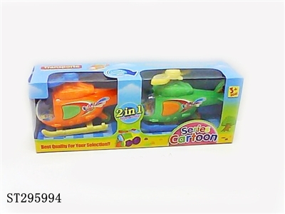 PULL LINE PLANE SET(CANDY TOY) - ST295994
