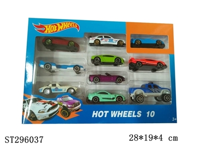 1:64 SLIDING METAL CAR (10PCS/SET) - ST296037
