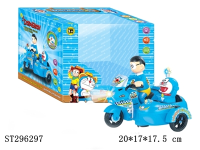 叮当猫电动万向三轮警车 - ST296297