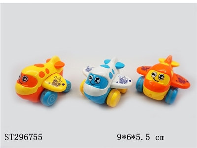 FRICTION CARTOON PLANE 12PCS - ST296755