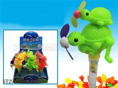 TURTLE MANUAL FAN TOY (DOUBLE LEAVES) - ST296895