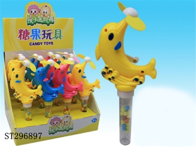 DOLPHIN MANUAL FAN TOY (12PCS/BOX) - ST296897