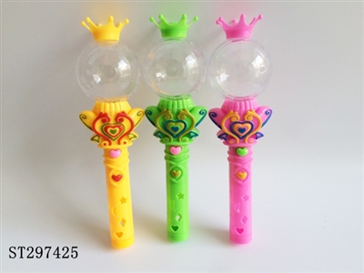 CRYSTAL BALL FLASH STICK (CANDY TOYS) - ST297425