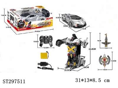 R/C DEFORMATION CAR (ROBOT TO CAR) - ST297511
