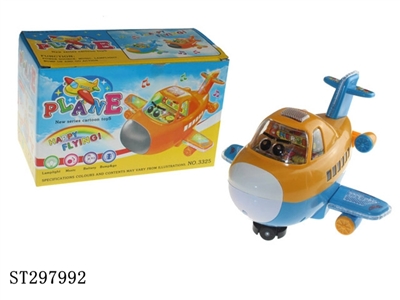 B/O PLANE WITH MUSIC AND LIGHT - ST297992