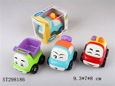 卡通惯性车（带动作）三款三色混装 - ST298186