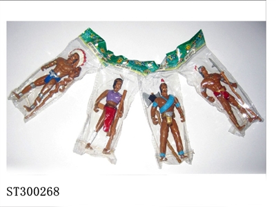INDIAN TOYS SET (MIXED 4 KINDS) - ST300268