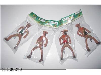 COWBOY TOYS SET (MIXED 4 KINDS) - ST300270