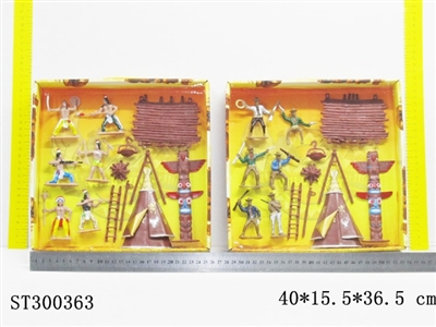 西部牛仔印第安人套装 - ST300363
