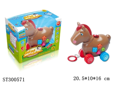 B/O HORSE WITH LIGHT AND MUSIC - ST300571