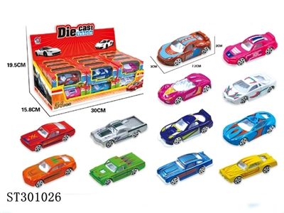 1:64 SLIDING DIE CAST CAR - ST301026