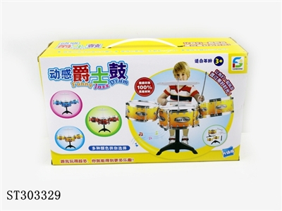套装架子鼓/1中+2小/红兰黄 - ST303329