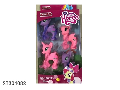 HORSE TOYS 2 COLORS 4 STYLES ASSORTED - ST304082