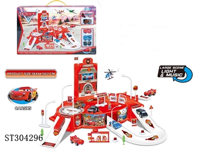 DIY RAIL CAR PLAY SET WITH LIGHT AND MUSIC - ST304296