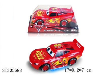 3代汽车总动员1:28惯性车带灯光 - ST305688